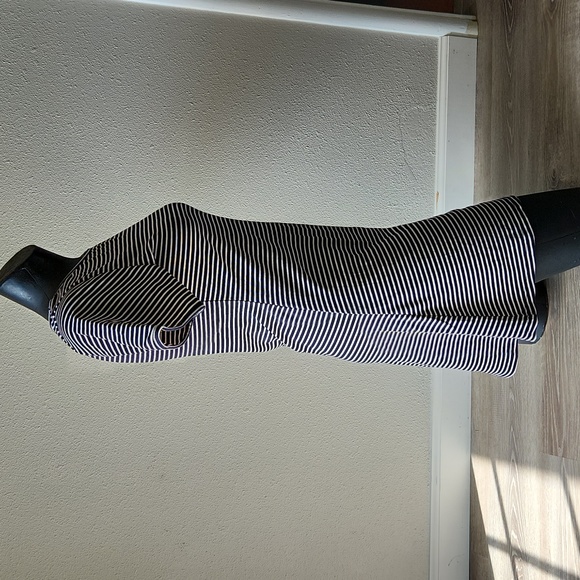 Brandy Melville Striped Stretchy T shirt Dress Black and White - Picture 2 of 5